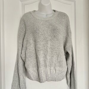 Topshop Batwing Cozy Gray Knit Sweater